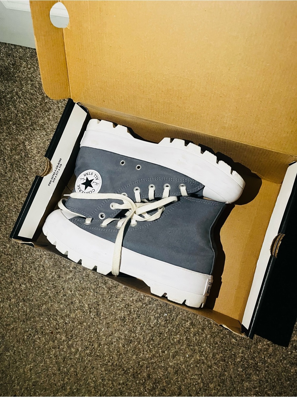Converse Kids Gray High-Top Chunky Sole Sneakers